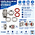 União Bulkhead Aço Inox 304 Rosca Macho 1/2" BSP - Imagem 5