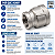 Luva de Redução Aço Inox 304 – Fêmea 3/4" BSP x Fêmea 1/2" BSP - Imagem 4