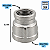 Luva de Redução Aço Inox 304 – Fêmea 1/2" BSP x Fêmea 3/8" BSP - Imagem 2