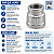 Luva de Redução Aço Inox 304 – Fêmea 1/2" BSP x Fêmea 3/8" BSP - Imagem 4