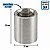 Luva Aço Inox Rosca Fêmea 1/2" BSP x 1/2" BSP - Imagem 2