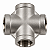 Cruzeta Aço Inox 304 – 4 Vias Rosca Fêmea 1/2" BSP - Imagem 1