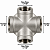 Cruzeta Aço Inox 304 – 4 Vias Rosca Fêmea 1/2" BSP - Imagem 2