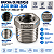 Bucha de Redução Aço Inox 304 – Macho 1/2" BSP x Fêmea 3/8" BSP - Imagem 3