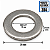Arruela Lisa 5/8" em Aço Inox 304 - Imagem 2