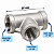 Tê 3 Vias Aço Inox 304 – Rosca Fêmea 1/2" BSP - Imagem 2