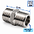 Niple Sextavado Aço Inox 304 – Macho 3/4" BSP x Macho 3/4" BSP - Imagem 3