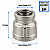 Luva de Redução Aço Inox 304 – Fêmea 1/2" BSP x Fêmea 1/4" BSP - Imagem 3