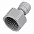 Engate Rápido DMfit AFAB0608F Tubo 3/8" x Rosca BSP Fêmea 5/8" para Chopp e CO₂ - Imagem 1