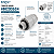 DMfit Conexão Rápida Tubo 3/8" x Rosca Macho 1/4" BSP com Vedante – AMCB0604 - Imagem 2