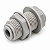 DMfit União Anteparo Tubo 3/8" x 3/8" Push-in ABU0606 - Imagem 1