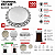 Tampinha PRY-OFF Prata 26 mm – Pacote com 100 Unidades - Imagem 2