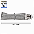 Bazooka - 6" x Tela 16 - Rosca Macho 1/2" NPT" - Aço Inox 304 HBS0021-06 - Imagem 3