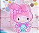 PORTA CANETAS EM ACRILICO - MY MELODY - Imagem 1