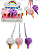 CANETA POMPOM SORVETE - Imagem 1