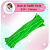Haste Chenille 30cm - Verde - Imagem 1