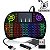 Mini teclado iluminado QWERTY Touchpad Sem Fio - Imagem 2