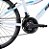 BICICLETA INDIE 24 21V ACO BRANCO/AZ/PTO - Imagem 2
