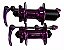 CUBO D/T ALU 36F DISC FREE C/BLOC E ROL GTA ROXO - Imagem 1