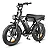 Bicicleta elétrica V8 Pro 2 baterias 1000W - Imagem 1