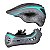 CAPACETE BIKE X FULL FECHADO MY22 TAM M CINZA/ACQUA Ref: HOCAP0278 - Imagem 3