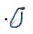 CADEADO CORRENTE+NYLON COM CHAVE 4MM X 750MM RAINBOW - Imagem 1