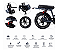 Bicicleta Elétrica LAF Comfort | Motor 1000W | Bateria Removível 48V 15,6Ah - Imagem 4