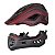 CAPACETE BIKE X FULL FECHADO MY22 TAM M VINHO/CINZA - Imagem 4