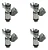 Kit 4x Bico Injetor Clio/duster/scenic/megane/logan - Iwp179 - Imagem 1