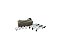 Kit Maçaneta Externa Vw Fox Gol G6 Saveiro Voyage 5u0837205a - Imagem 1