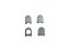 Kit Maçaneta Externa Vw Fox Gol G6 Saveiro Voyage 5u0837205a - Imagem 4