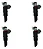 Kit 4x Bico Injetor Vw Fox / Gol G4 / Voyage - Iwp176 - Imagem 1