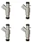 Kit 4x Bico Injetor Citroen C4/peugeot 206 - 0280156272 - Imagem 1