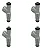 Kit 4x Bico Injetor Renault Sandero/logan Flex - 0280156326 - Imagem 1