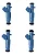 Kit 4x Bicos Injetor Gol G3 1.0 Mi - 0280156144 - Imagem 1
