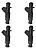 Kit 4x Bico Injetor Crossfox / Fox/ Golf /kombi- 0280156274 - Imagem 3