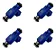 Kit 4x Bico Injetor Onix / Prisma 1.0 8v Delphi Original - 24578819 - Imagem 1