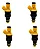 Kit 4x Bico Injetor Peugeot 306/405/volvo 2.0 16v 0280150762 - Imagem 1