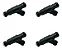 Kit 4x Bico Injetor Chery Qq / Suzuki / Hafei / Towner - 0280155964 - Imagem 1