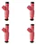 Kit 4x Bico Injetor Ford Ka/fiesta/courier 1.3 - 0280155786 - Imagem 1