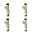 Kit 4x Bico Injetor Gm Vectra/berlina 2.0/2.2 97/ 0280155822 - Imagem 1