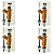 Kit 4x Bico Injetor Nissan Kicks 1.6 16v Flex 16/ 0280157188 - Imagem 1