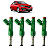 Kit 4x Bico Injetor Toyota Etios/yaris 1.3 13/ - 2325047080 - Imagem 1