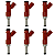 Kit 6x Bico Injetor Toyota Camry/lexus Es350 V6 -2325031050 - Imagem 1