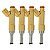 Kit 4x Bico Injetor Toyota Corolla Altis 1.8/ 08/ 232500t010 - Imagem 1