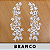 Aplicação Guipir Branca CH-4545 (9,0cm - 27,0cm)(6 pares) - Imagem 1