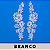 Aplicação Guipir Branca CH-1930 (8,0cm - 26,0cm)(6 pares) - Imagem 1