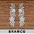 Aplicação Guipir Branca 3D CH-1790 (8,0cm - 25,0cm)(3 pares) - Imagem 1