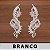 Aplicação Guipir Branca CH-2490 (11,0cm - 30,0cm)(6 pares) - Imagem 1