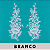 6 Pares da Aplicação Guipir BRANCA CH-3358 (11,5cm - 28,5cm) - Imagem 1